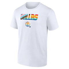 Dallas Mavericks Pride T-Shirt White - NBA