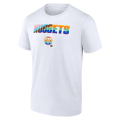 Denver Nuggets Pride T-Shirt White - NBA