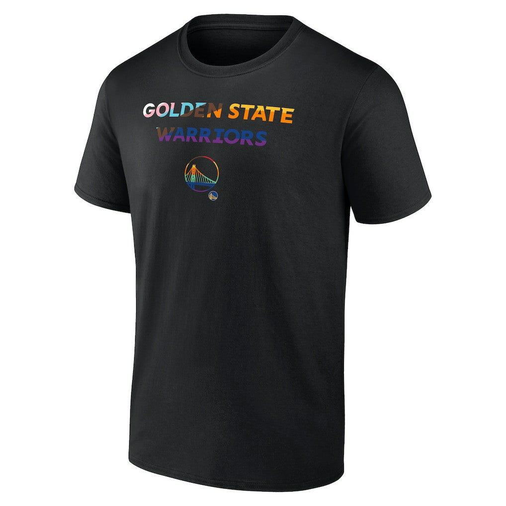 Golden State Warriors Logo Pride T-Shirt Black - NBA