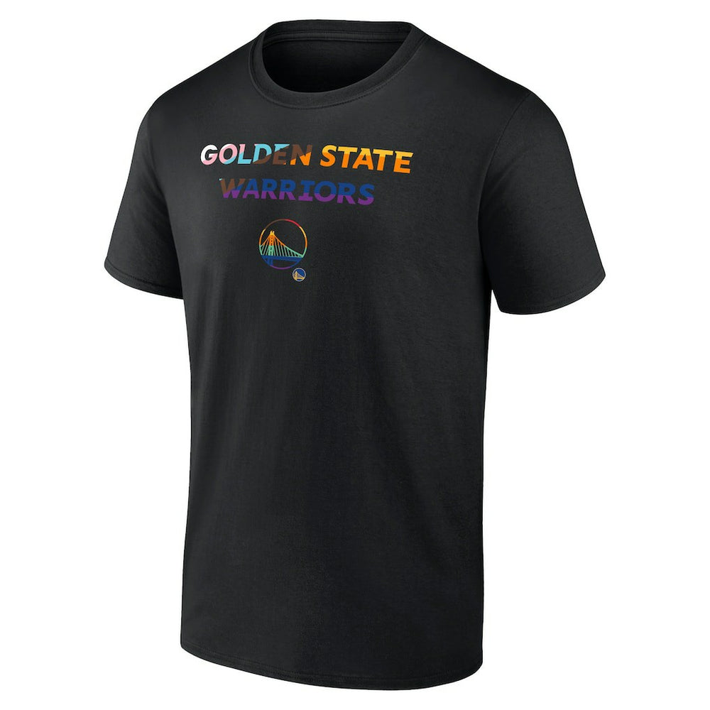 Golden State Warriors Logo Pride T-Shirt Black - NBA