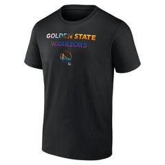 Golden State Warriors Logo Pride T-Shirt Black - NBA