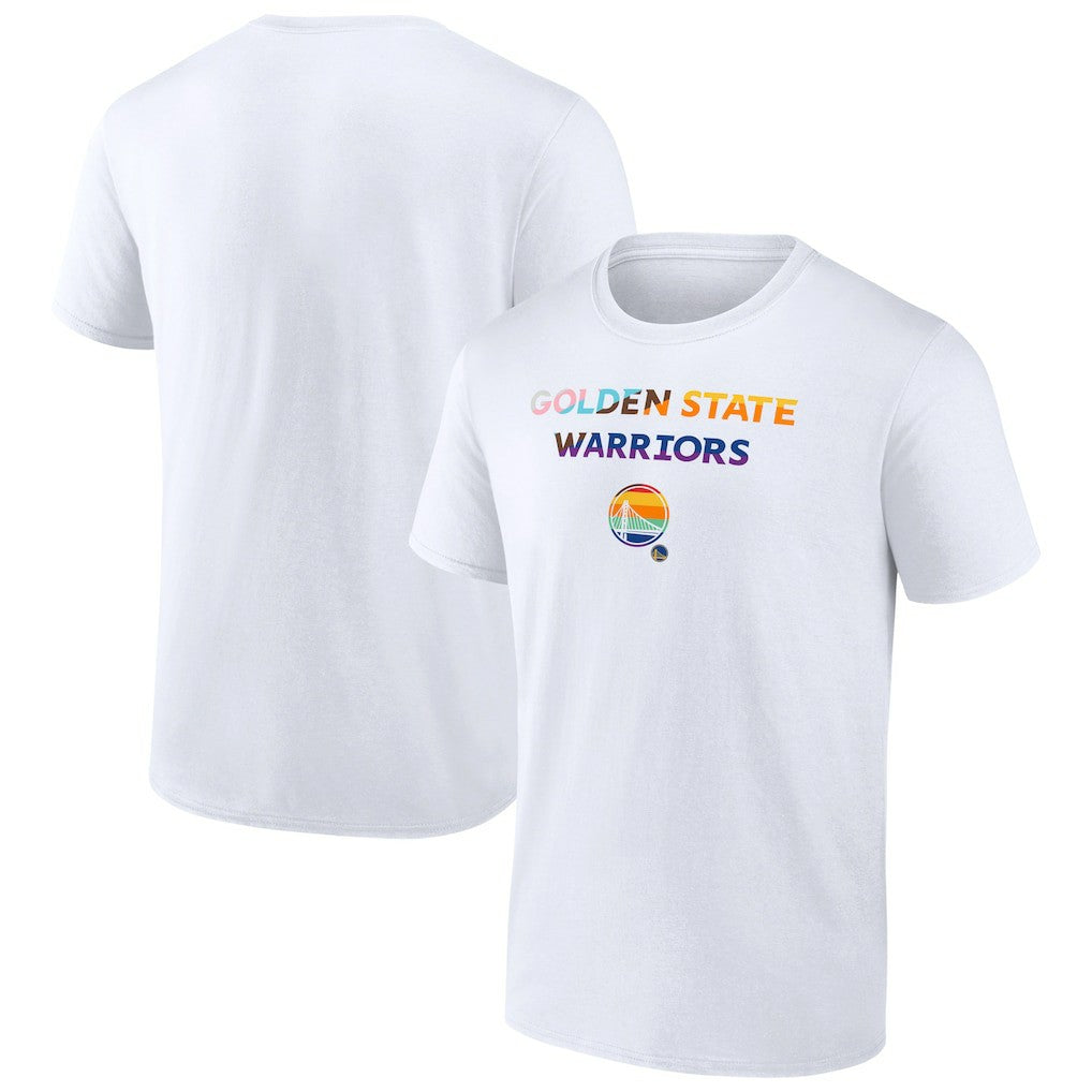Golden State Warriors Pride T-Shirt White - NBA