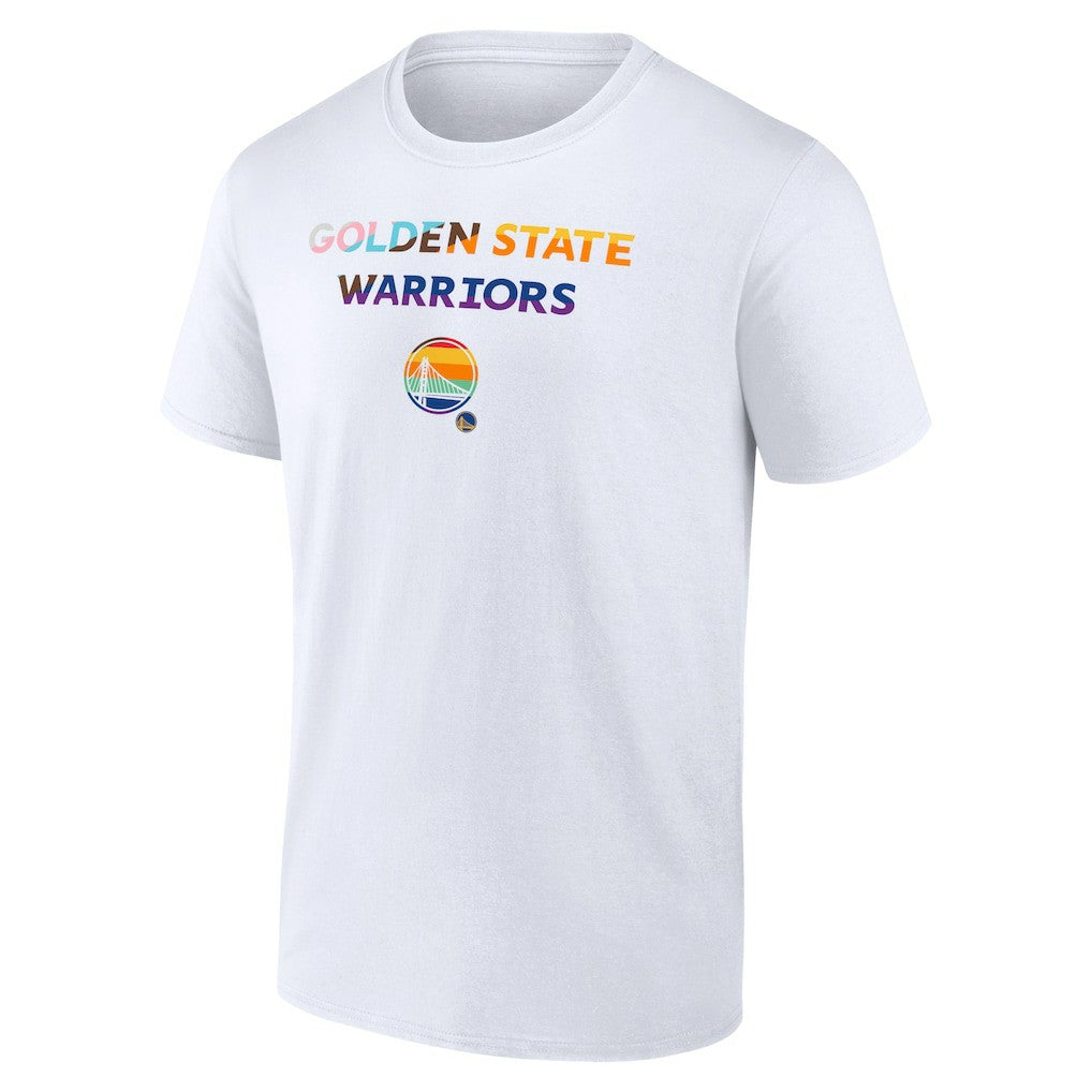 Golden State Warriors Pride T-Shirt White - NBA