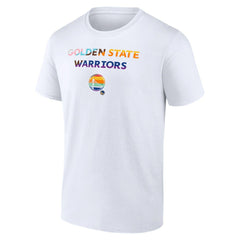 Golden State Warriors Pride T-Shirt White - NBA
