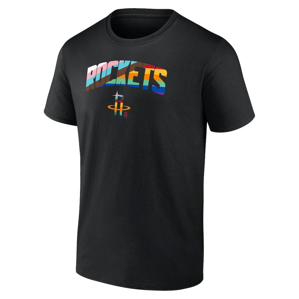Houston Rockets Pride T-Shirt Black - NBA