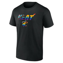 Miami Heat Logo Pride T-Shirt Black - NBA