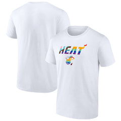 Miami Heat Pride T-Shirt White - NBA
