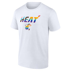 Miami Heat Pride T-Shirt White - NBA