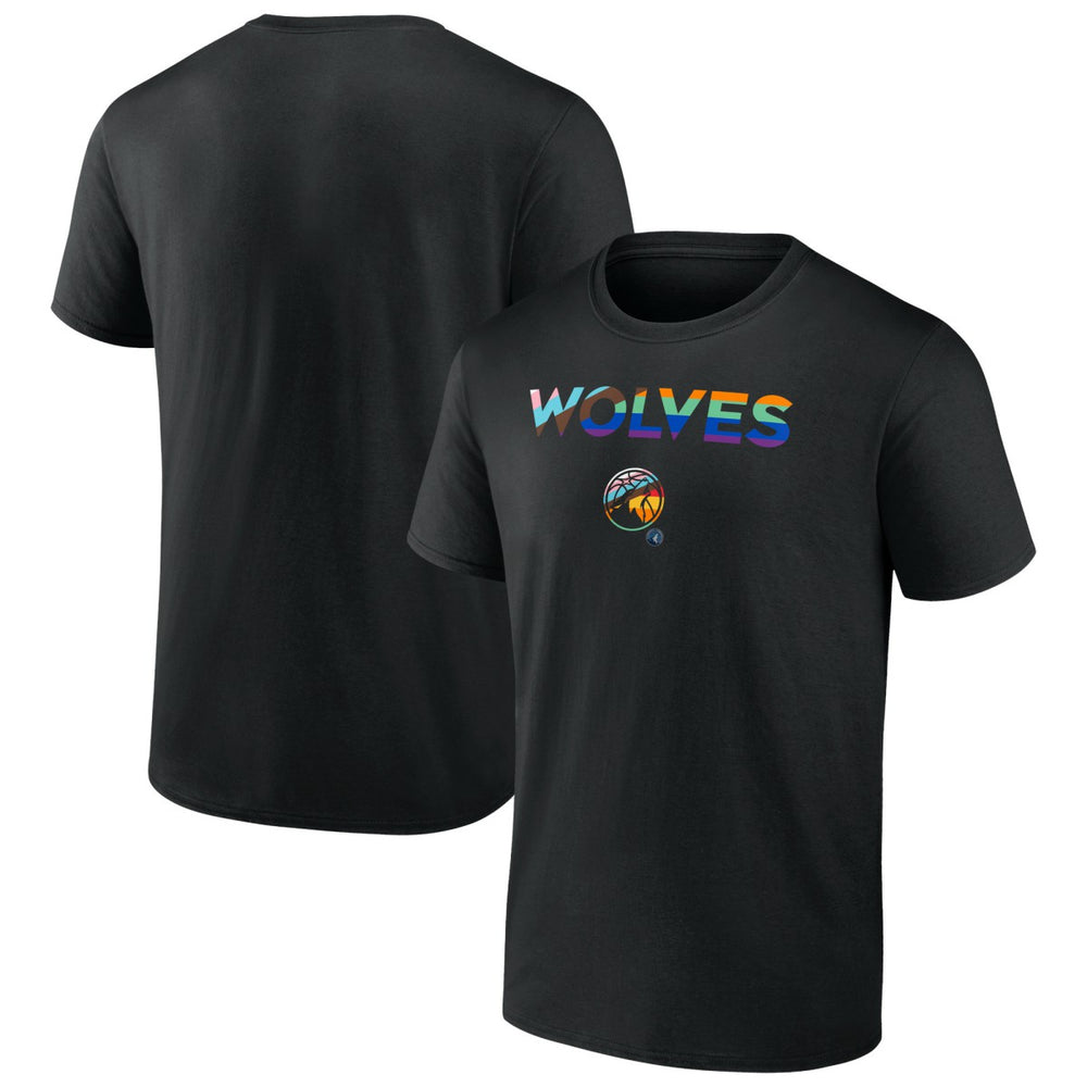 Minnesota Timberwolves Pride T-Shirt Black - NBA