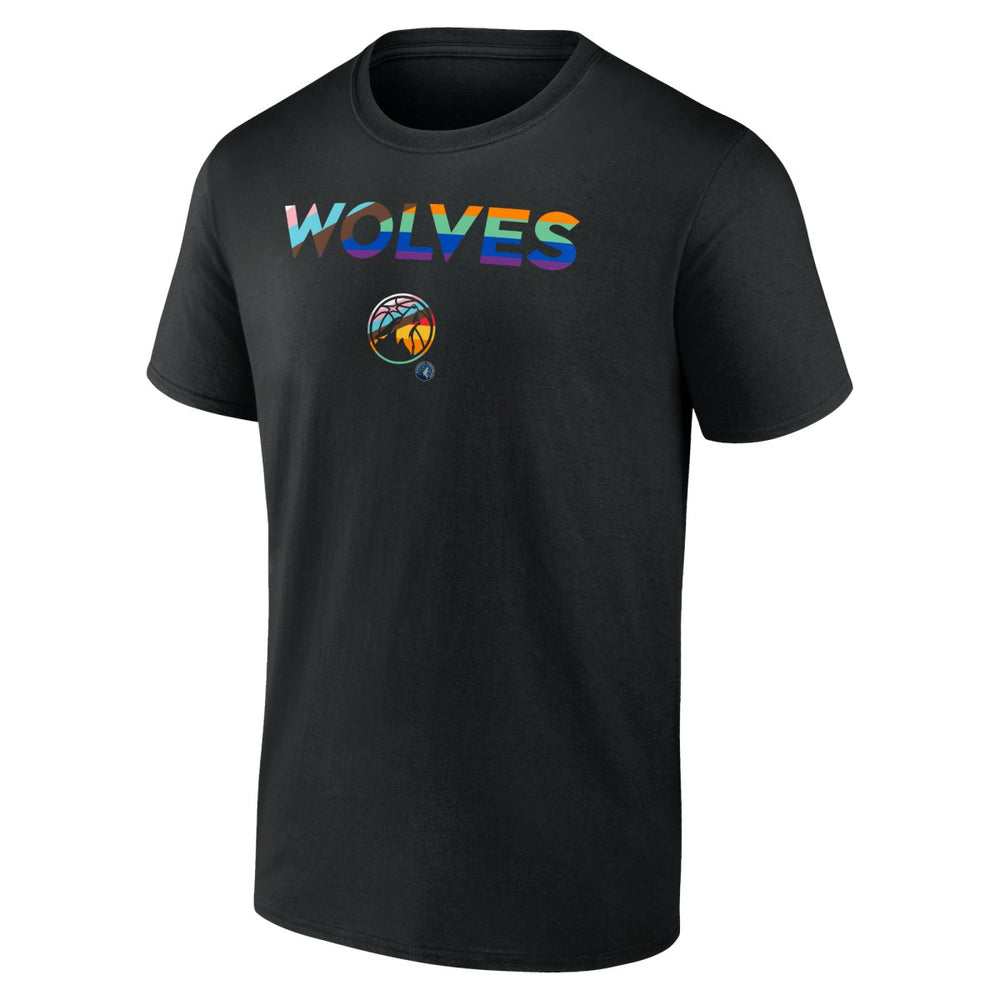 Minnesota Timberwolves Pride T-Shirt Black - NBA