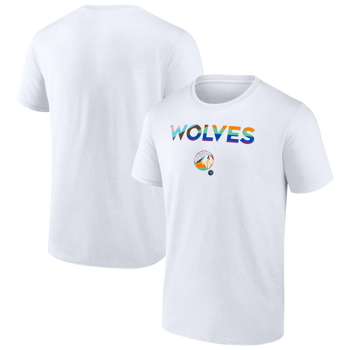 Minnesota Timberwolves Pride T-Shirt White - NBA