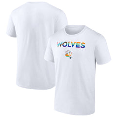 Minnesota Timberwolves Pride T-Shirt White - NBA
