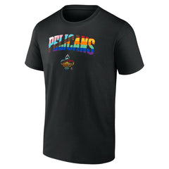 New Orleans Pelicans Logo Pride T-Shirt Black - NBA