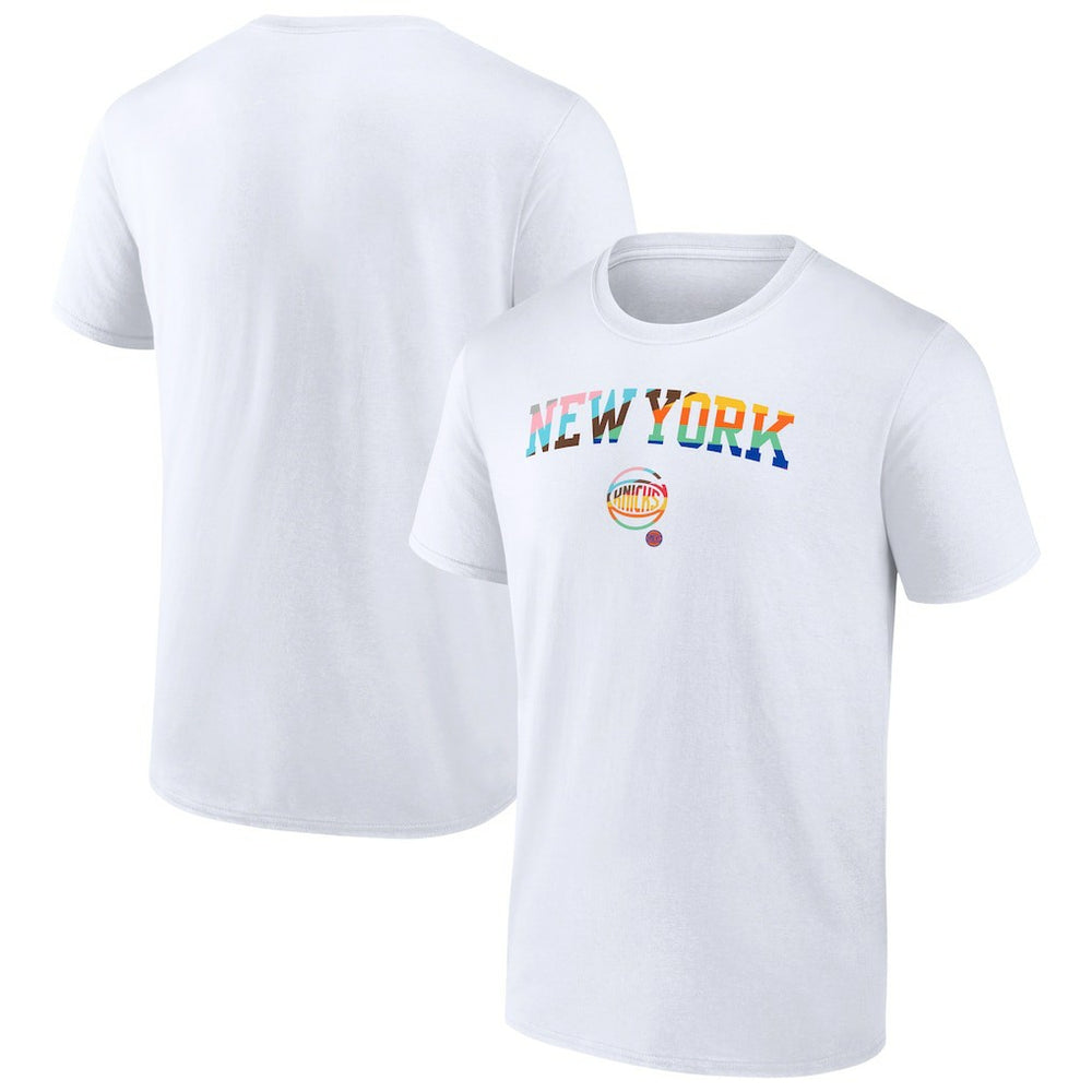 New York Knicks Pride T-Shirt White - NBA