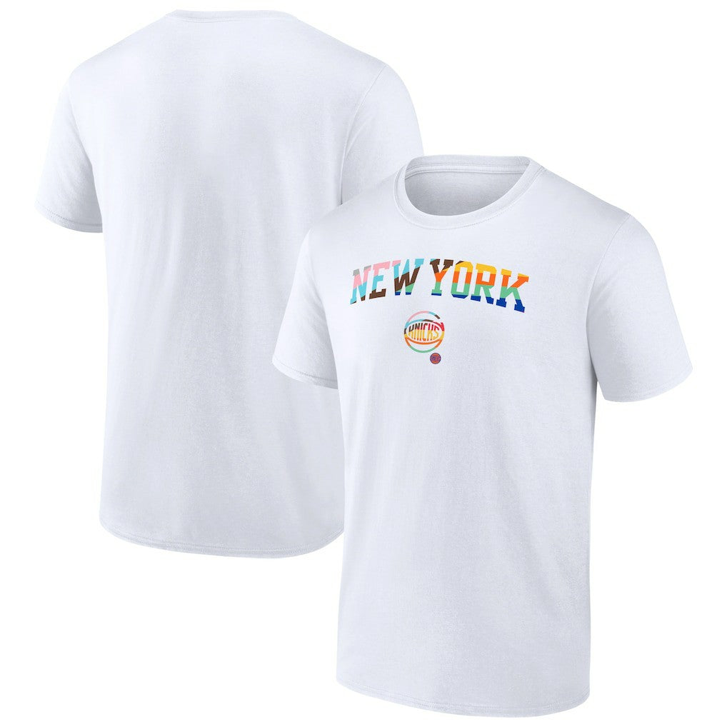New York Knicks Pride T-Shirt White - NBA