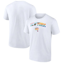 New York Knicks Pride T-Shirt White - NBA