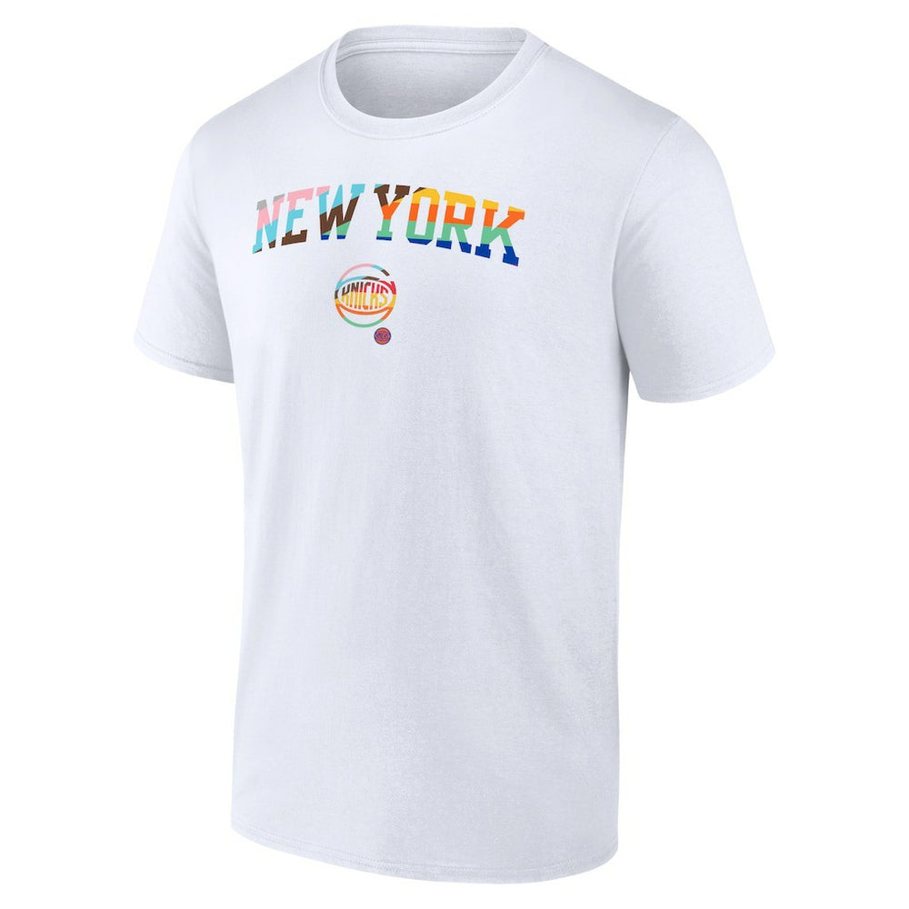 New York Knicks Pride T-Shirt White - NBA