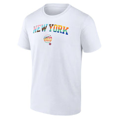 New York Knicks Pride T-Shirt White - NBA