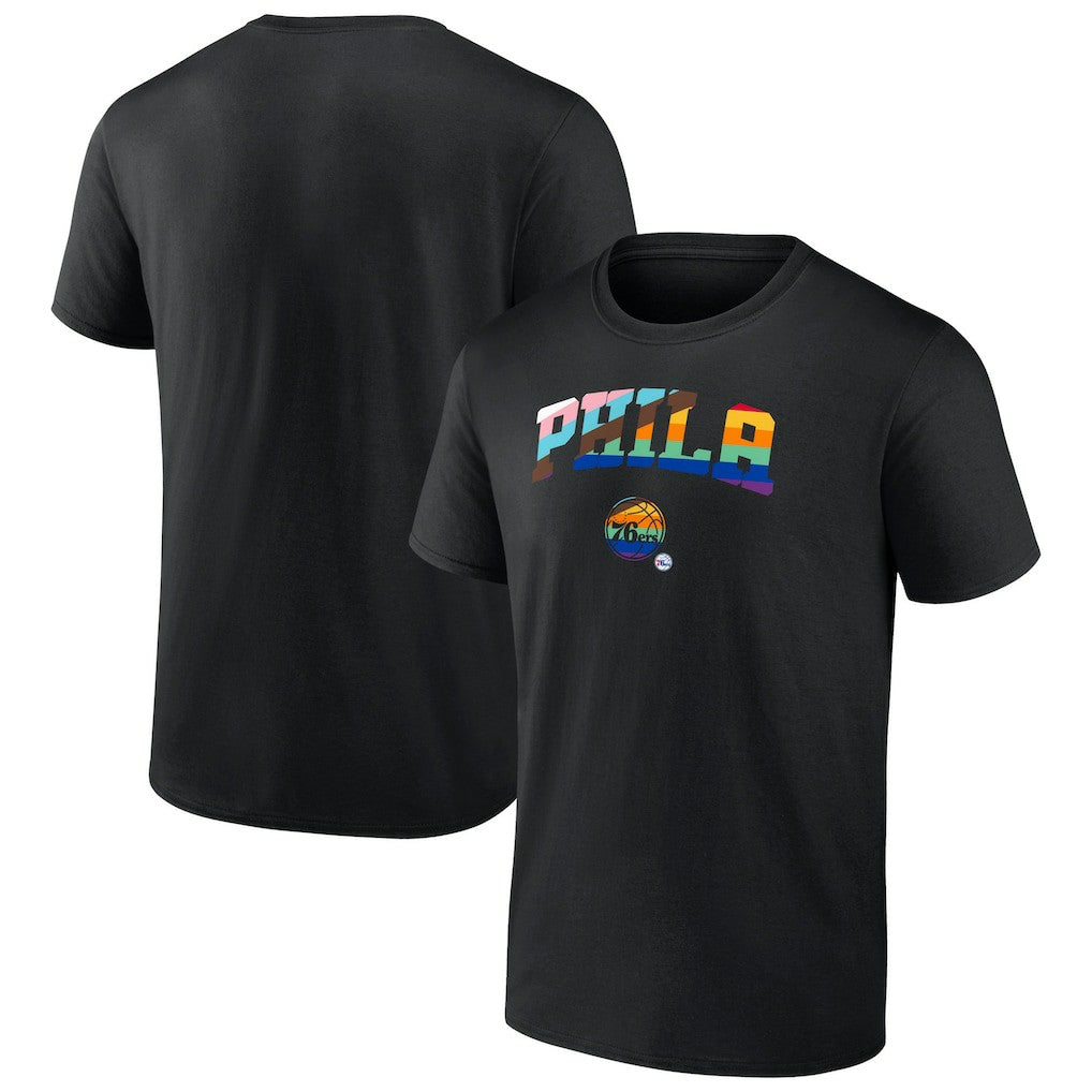 Philadelphia 76ers Pride T-Shirt Black - NBA