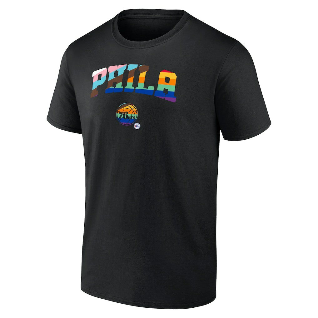 Philadelphia 76ers Pride T-Shirt Black - NBA