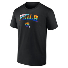 Philadelphia 76ers Pride T-Shirt Black - NBA