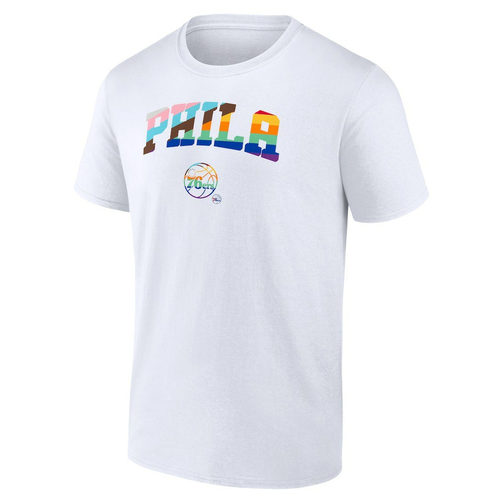 Philadelphia 76ers Pride T-Shirt White - NBA