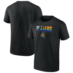 Portland Trail Blazers Pride T-Shirt Black - NBA