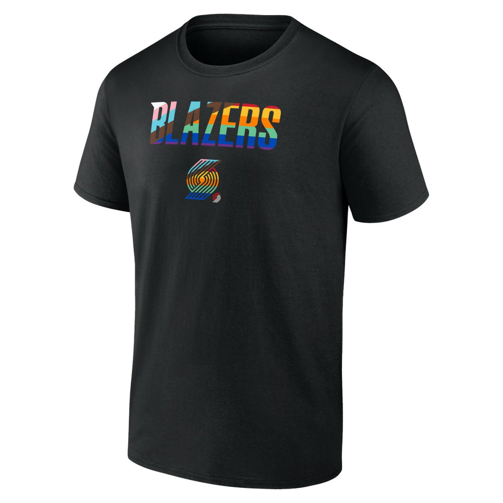 Portland Trail Blazers Pride T-Shirt Black - NBA