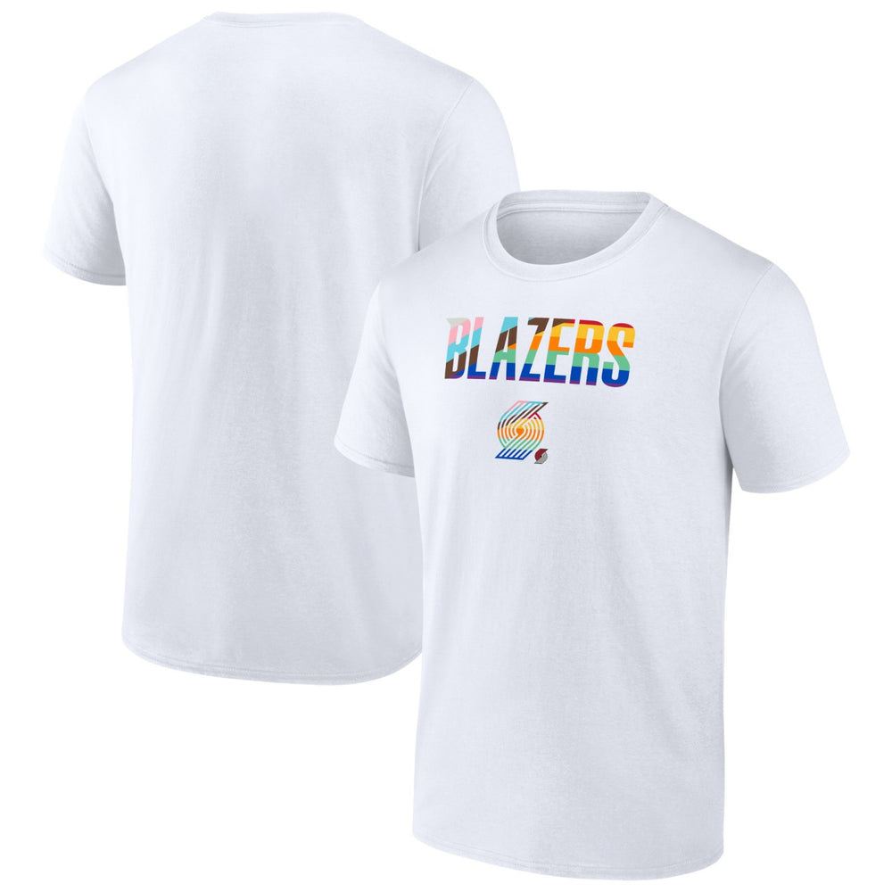 Portland Trail Blazers Pride T-Shirt White - NBA