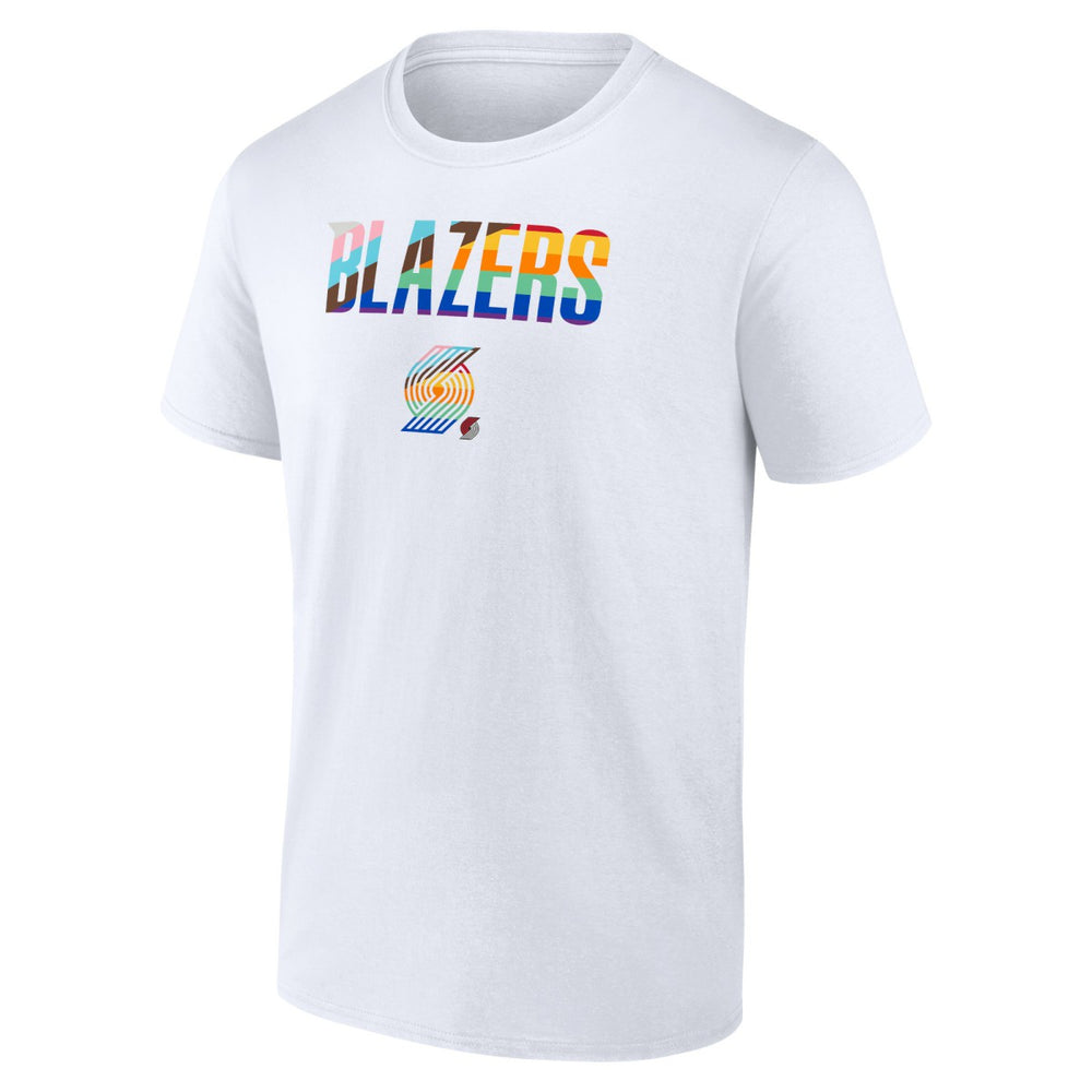 Portland Trail Blazers Pride T-Shirt White - NBA