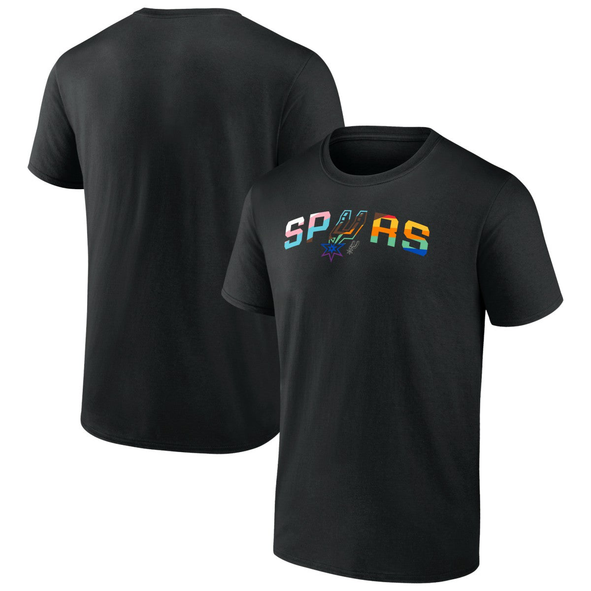 San Antonio Spurs Pride T-Shirt Black - NBA