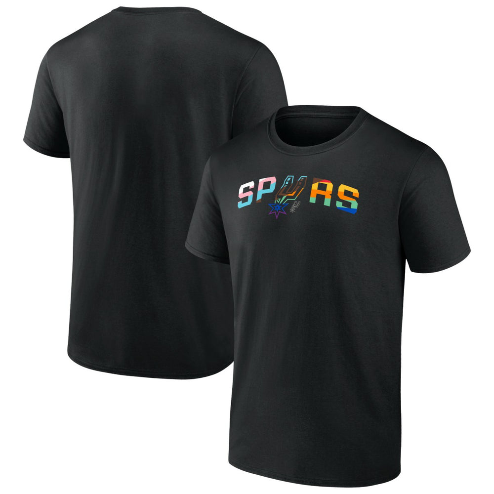 San Antonio Spurs Pride T-Shirt Black - NBA