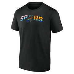 San Antonio Spurs Pride T-Shirt Black - NBA