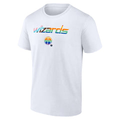 Washington Wizards Pride T-Shirt White - NBA