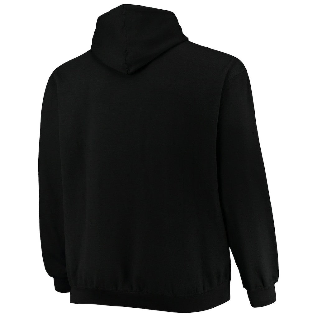 Brooklyn Nets Big & Tall Pop Pullover Hoodie Black - NBA