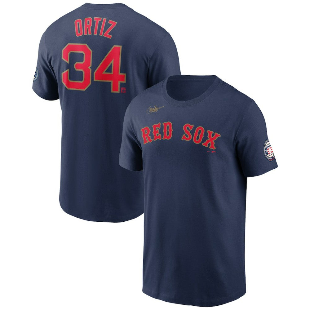 David Ortiz Boston Red Sox Nike Name & Number T-Shirt - MLB