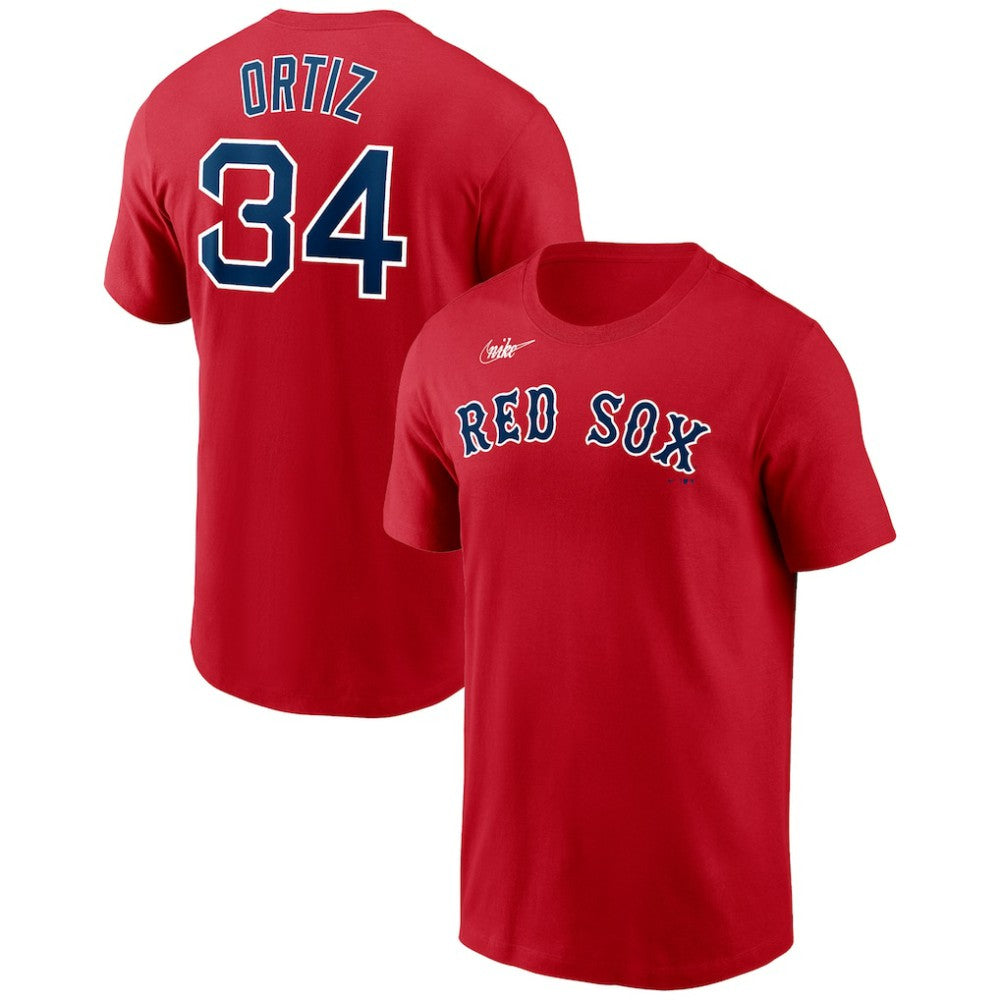David Ortiz Boston Red Sox Nike Name & Number T-Shirt - MLB