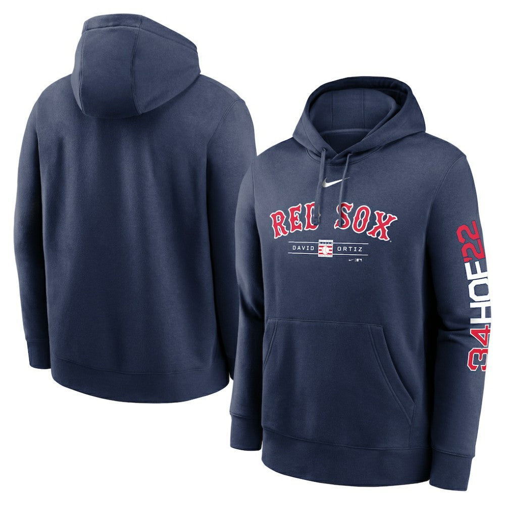 David Ortiz Boston Red Sox Nike 2022 Hall of Fame Inductee Pullover Hoodie - MLB