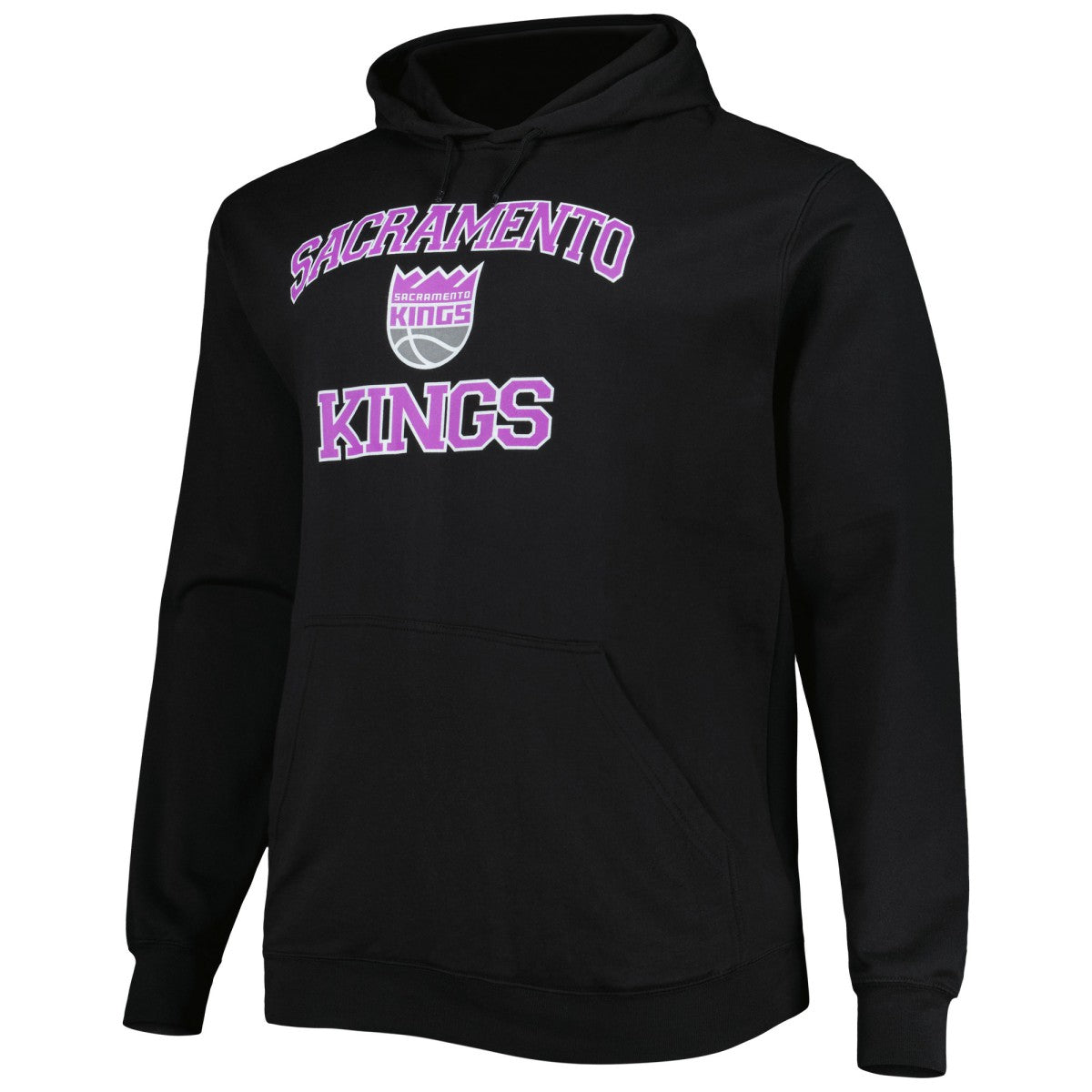 Sacramento Kings Big & Tall Heart & Soul Pullover Hoodie Black - NBA
