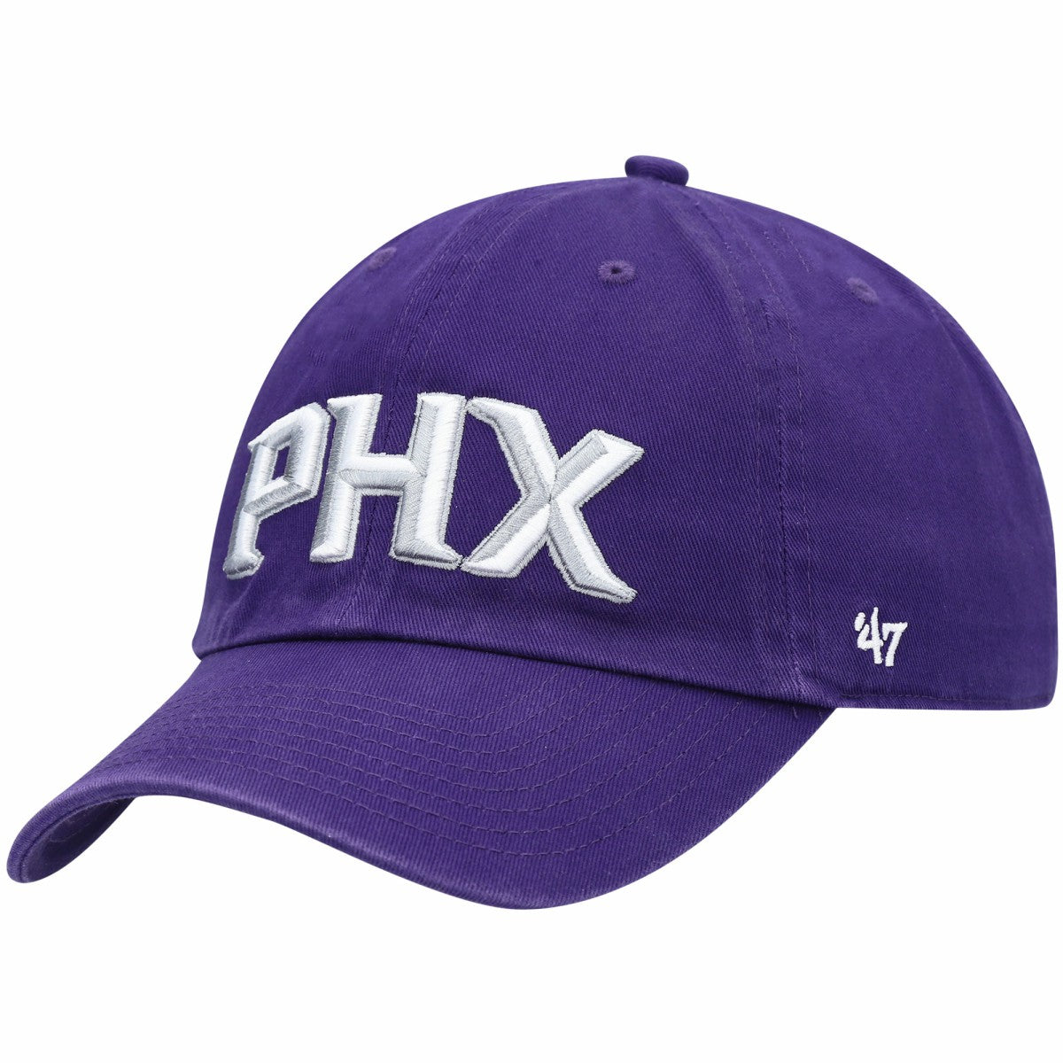 Phoenix Suns '47 Clean Up Wordmark Adjustable Hat Purple - NBA