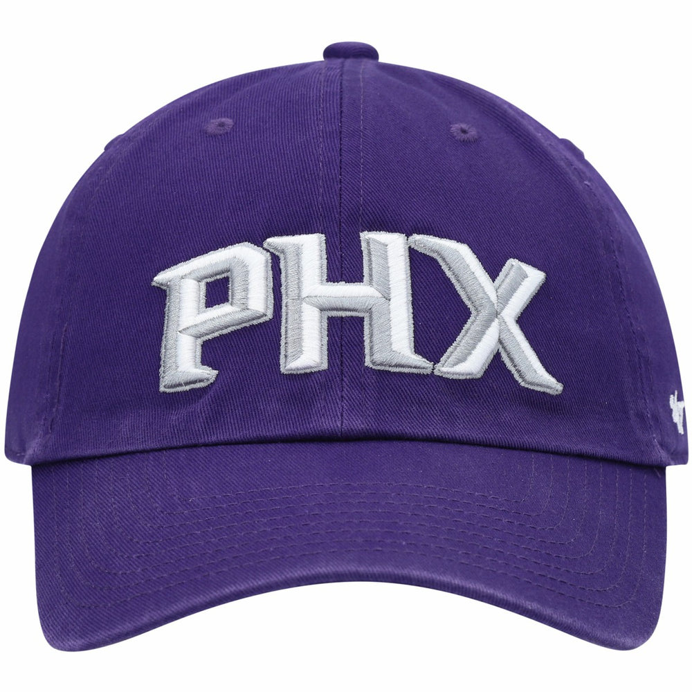 Phoenix Suns '47 Clean Up Wordmark Adjustable Hat Purple - NBA