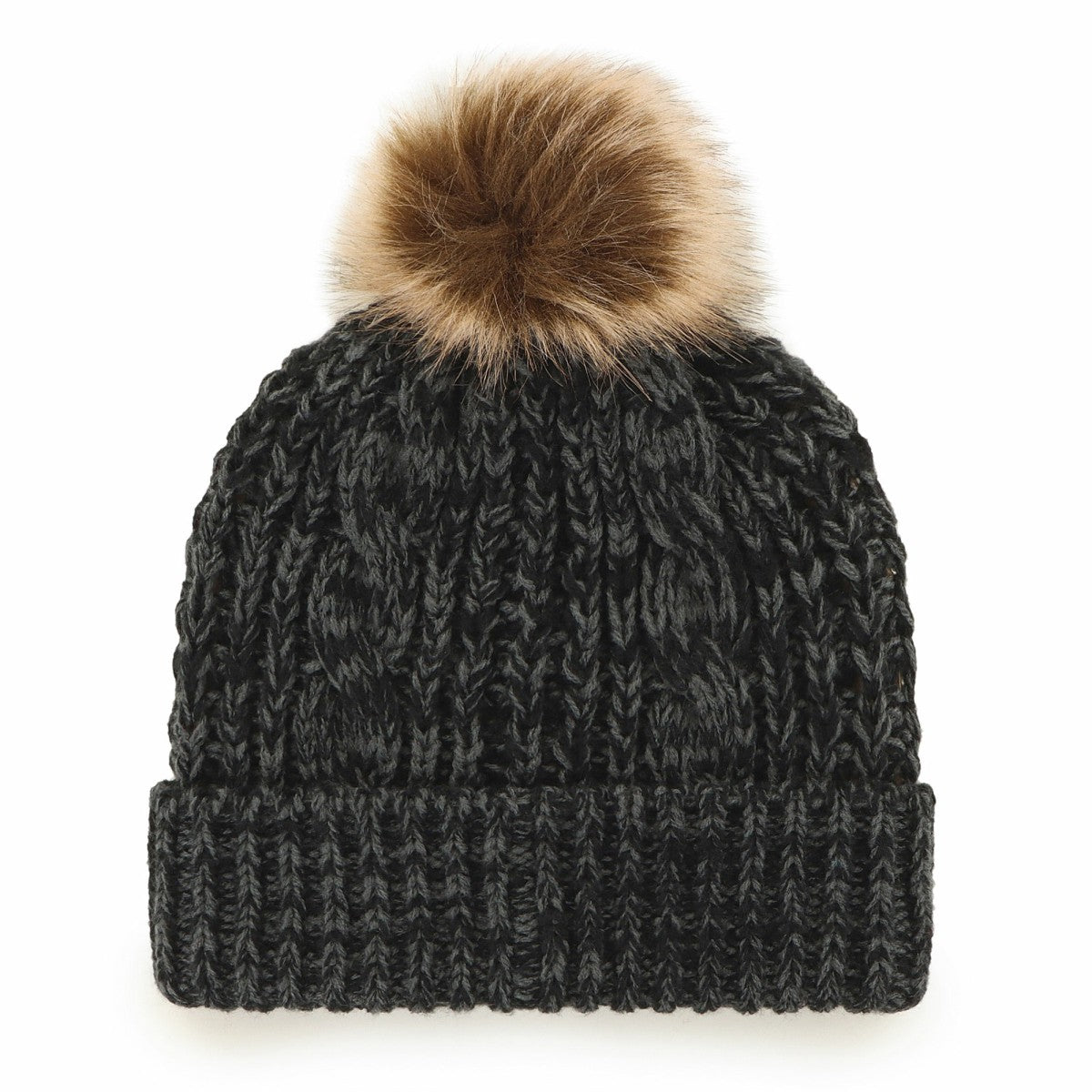 Miami Heat '47 Women's Meeko Cuffed Knit Hat with Pom Black - NBA