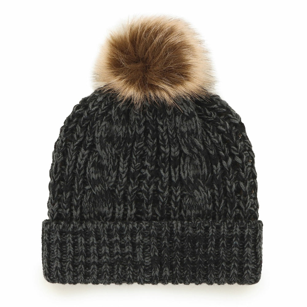 Miami Heat '47 Women's Meeko Cuffed Knit Hat with Pom Black - NBA