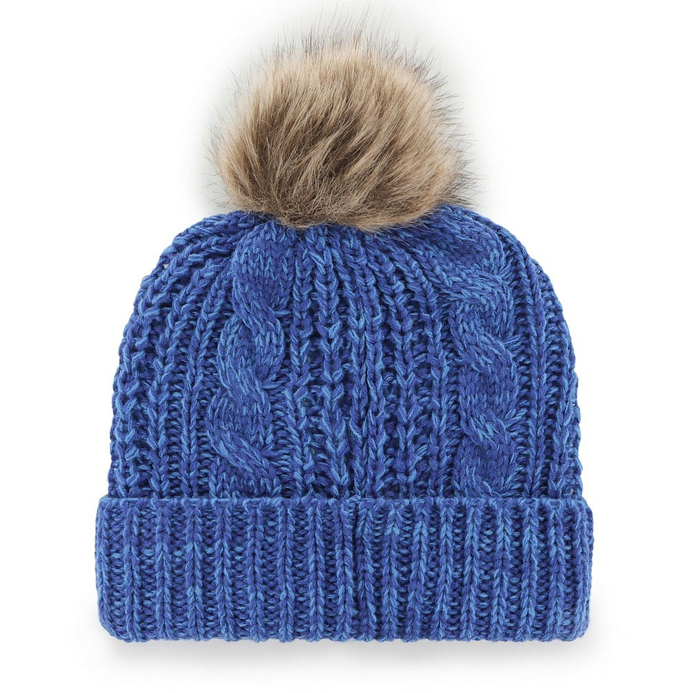 Detroit Pistons '47 Women's Meeko Cuffed Knit Hat with Pom Royal - NBA
