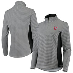 Cleveland Guardians Tommy Bahama Women's Aubrey Stripe Block IslandZone Half-Zip Jacket - MLB