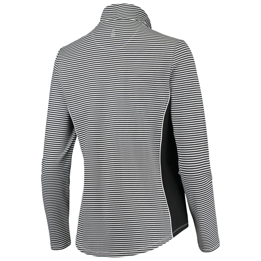 Cleveland Guardians Tommy Bahama Women's Aubrey Stripe Block IslandZone Half-Zip Jacket - MLB