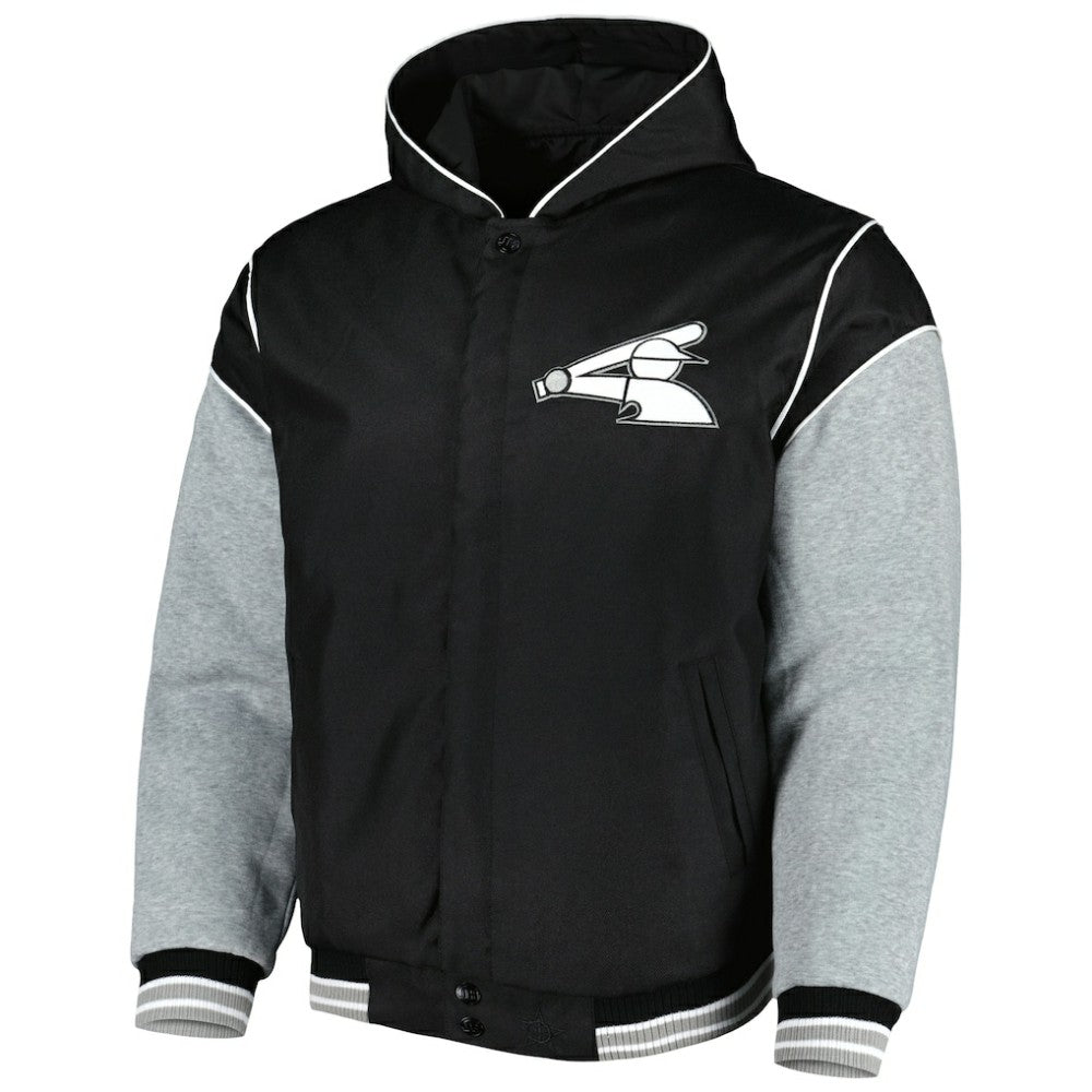 Chicago White Sox JH Design Reversible Fleece Full-Snap Hoodie Jacket - MLB