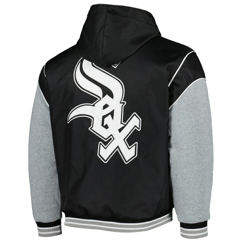 Chicago White Sox JH Design Reversible Fleece Full-Snap Hoodie Jacket - MLB