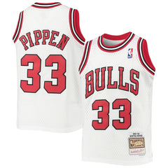 Scottie Pippen Chicago Bulls Youth 1997/98 Hardwood Classics Swingman Jersey White - NBA