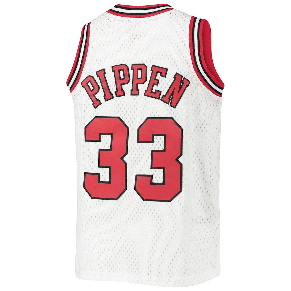 Scottie Pippen Chicago Bulls Youth 1997/98 Hardwood Classics Swingman Jersey White - NBA